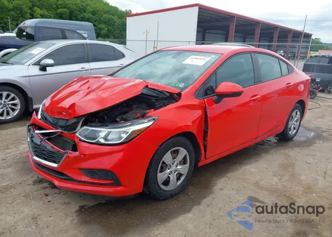 2017 Chevrolet Cruze Ls Auto из США, поврежденный, VIN 1G1BC5SM6H7249640